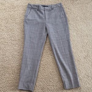 Zara Woman Checkered Trousers